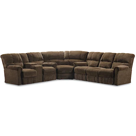 3 Piece Sectional with Storage Console